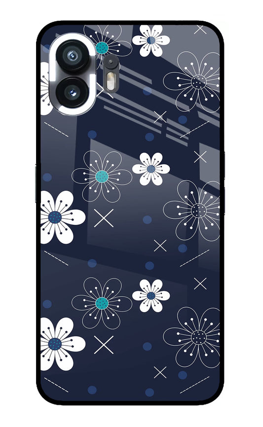 Flowers Nothing Phone 2 Glass Case