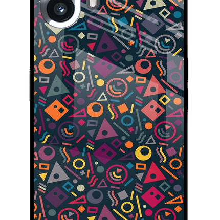 Geometric Abstract Nothing Phone 2 Glass Case