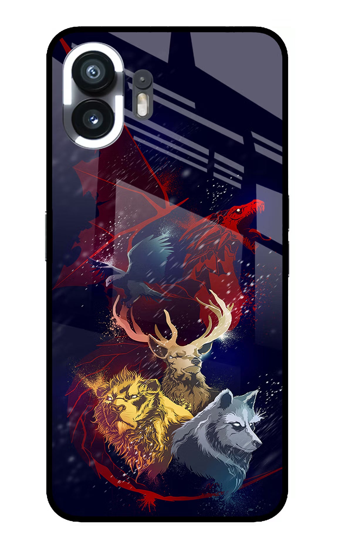 Game Of Thrones Nothing Phone 2 Glass Case Back Cover by Casekaro