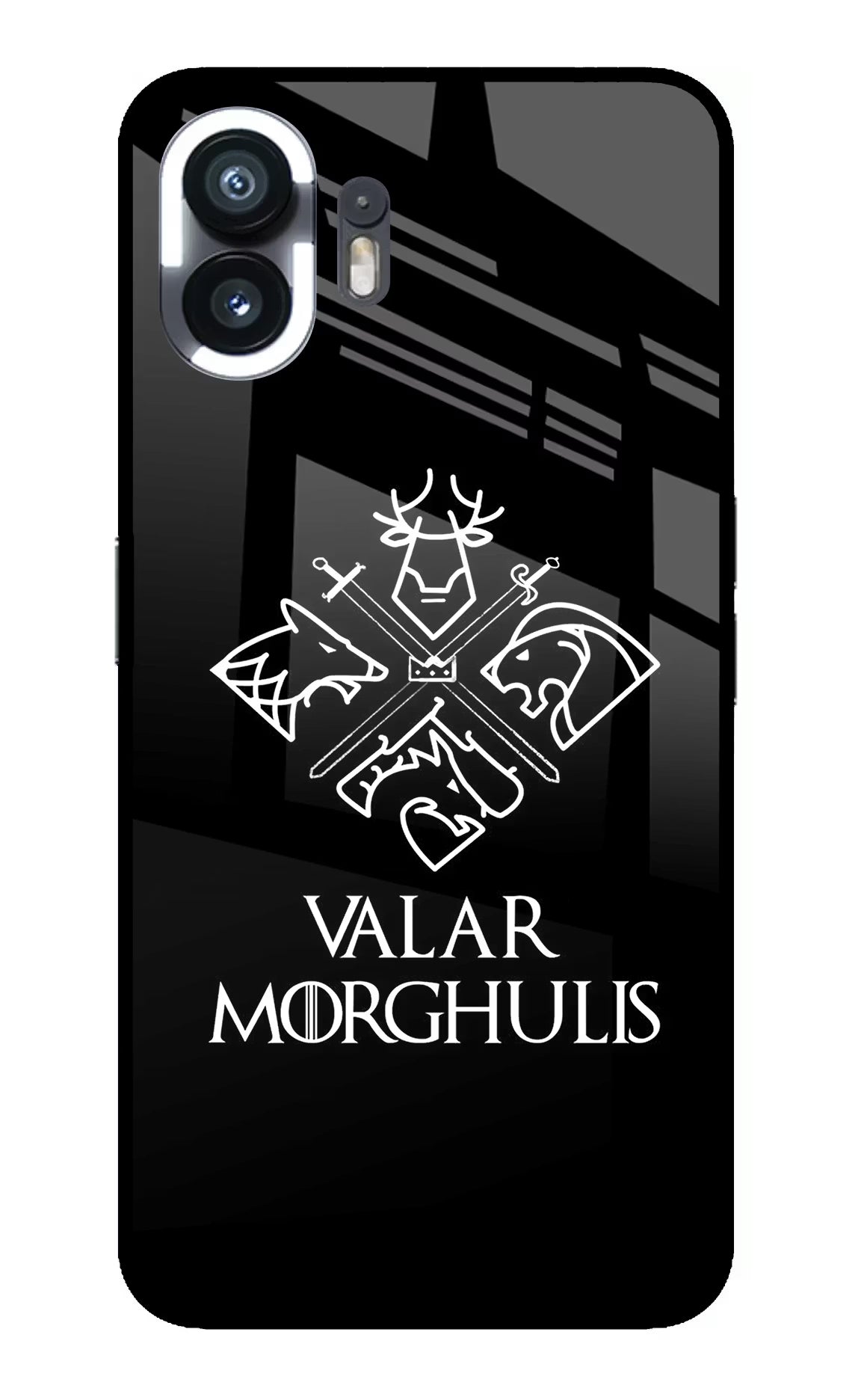 Valar Morghulis | Game Of Thrones Nothing Phone 2 Glass Case Back Cover by Casekaro