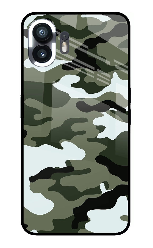 Camouflage Nothing Phone 2 Glass Case