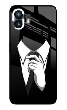 Black Tie Nothing Phone 2 Glass Case