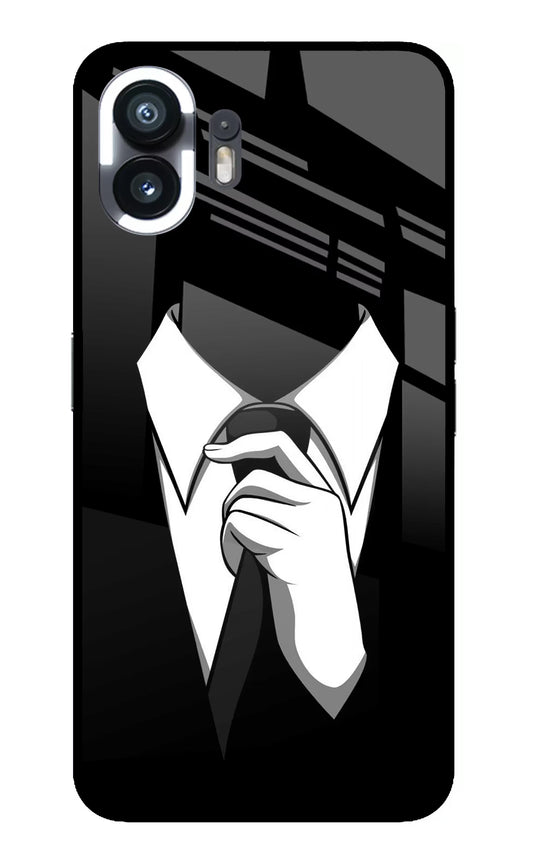 Black Tie Nothing Phone 2 Glass Case