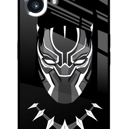 Black Panther Nothing Phone 2 Glass Case