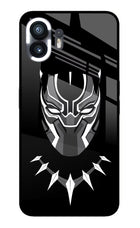 Black Panther Nothing Phone 2 Glass Case