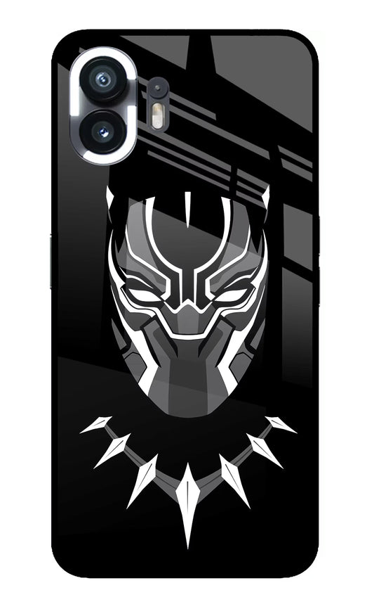 Black Panther Nothing Phone 2 Glass Case