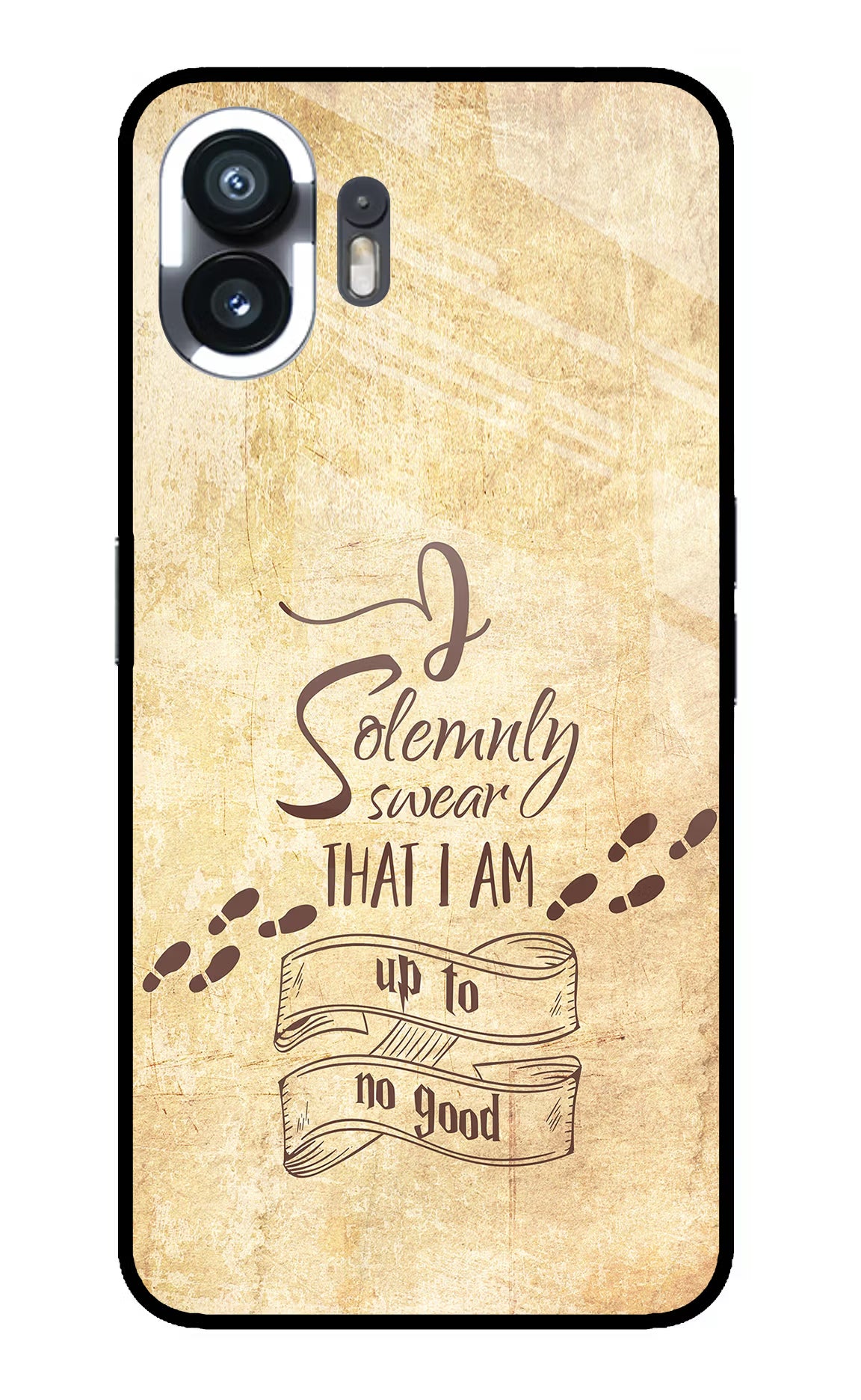 I Solemnly swear that i up to no good Nothing Phone 2 Glass Case Back Cover by Casekaro