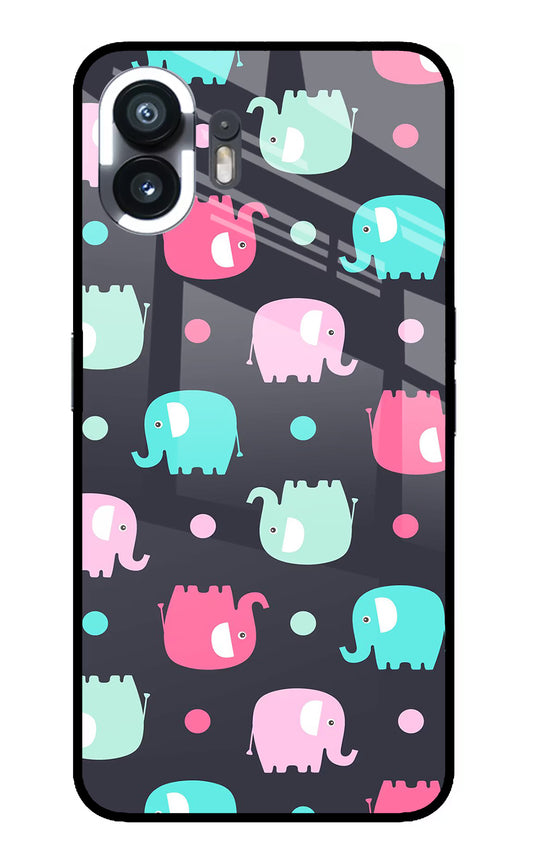 Elephants Nothing Phone 2 Glass Case