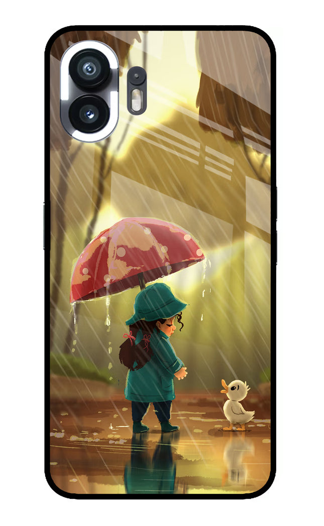 Rainy Day Nothing Phone 2 Glass Case