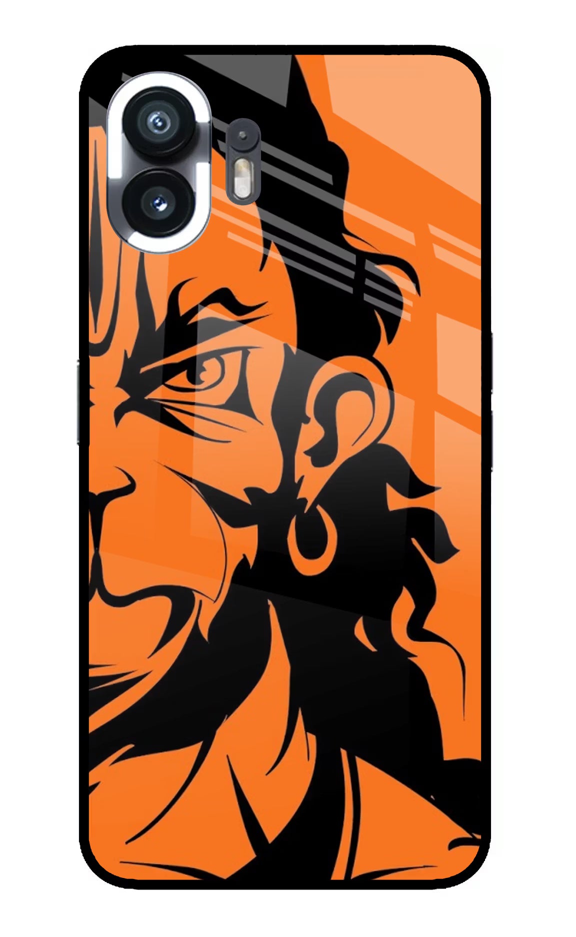 Hanuman Nothing Phone 2 Glass Case Back Cover by Casekaro