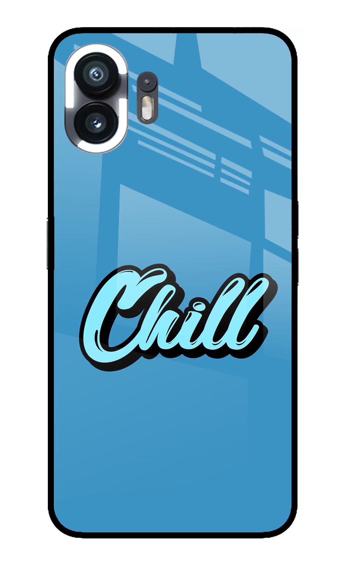 Chill Nothing Phone 2 Glass Case Back Cover by Casekaro