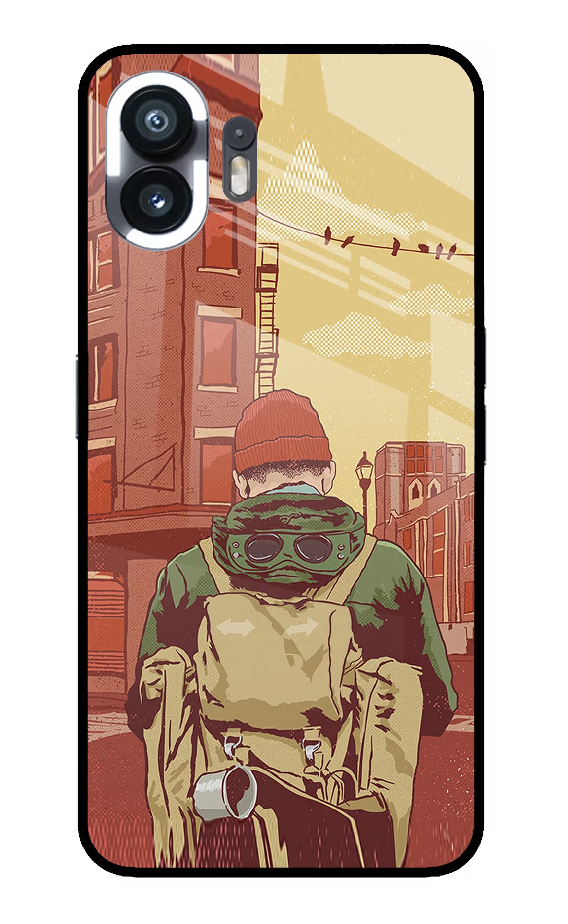 Adventurous Nothing Phone 2 Glass Case Back Cover by Casekaro