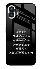 FRIENDS Character Nothing Phone 2 Glass Case