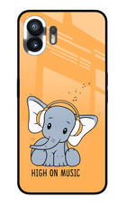 High On Music Nothing Phone 2 Glass Case