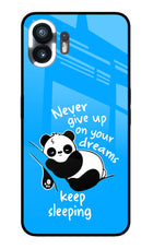 Keep Sleeping Nothing Phone 2 Glass Case