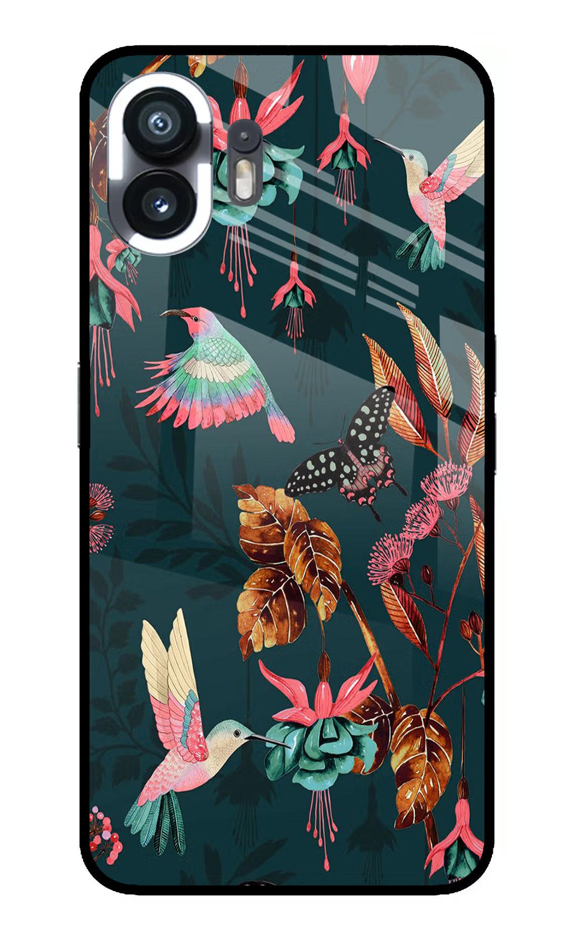 Birds Nothing Phone 2 Glass Case Back Cover by Casekaro