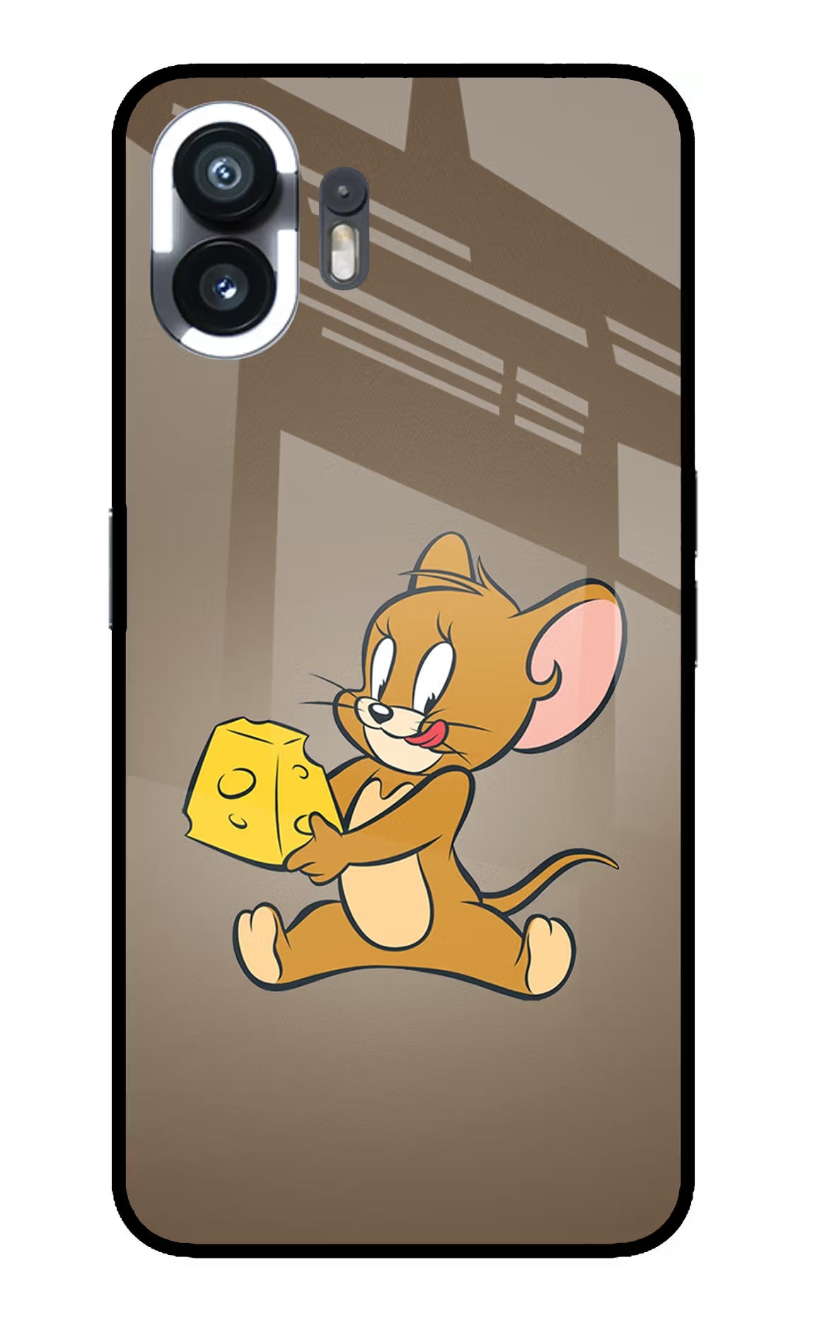 Jerry Nothing Phone 2 Glass Case Back Cover by Casekaro