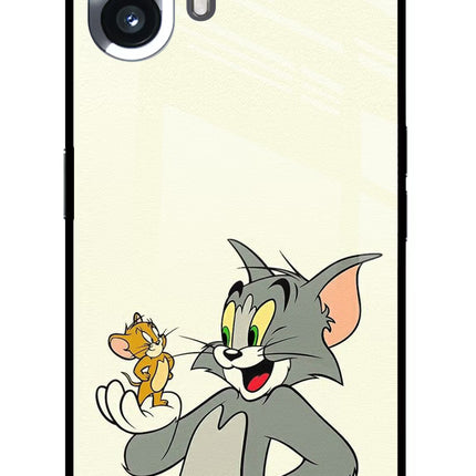 Tom & Jerry Nothing Phone 2 Glass Case Back Cover by Casekaro