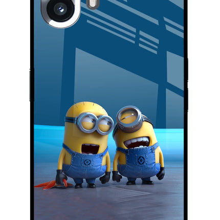 Minion Laughing Nothing Phone 2 Glass Case