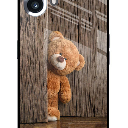 Teddy Wooden Nothing Phone 2 Glass Case Back Cover by Casekaro