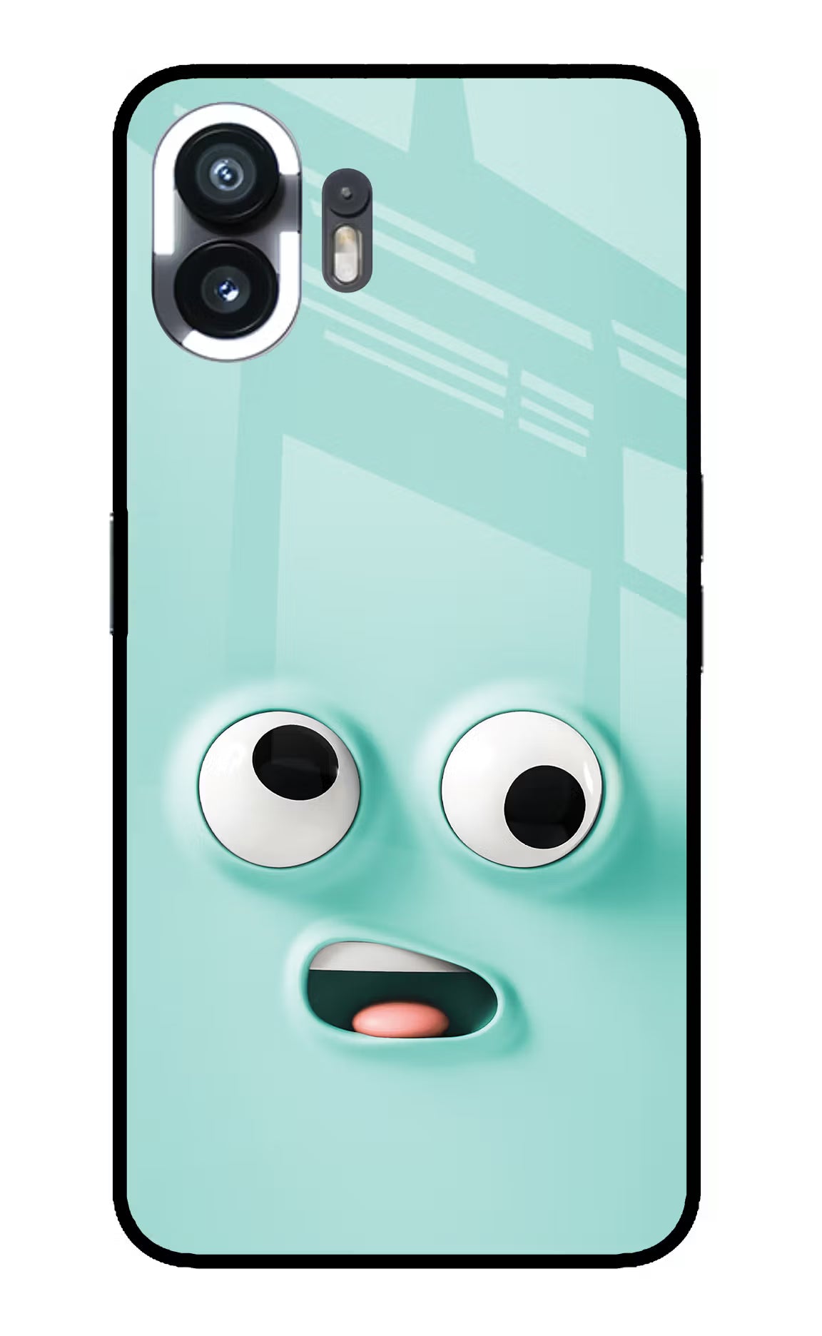 Funny Cartoon Nothing Phone 2 Glass Case Back Cover by Casekaro