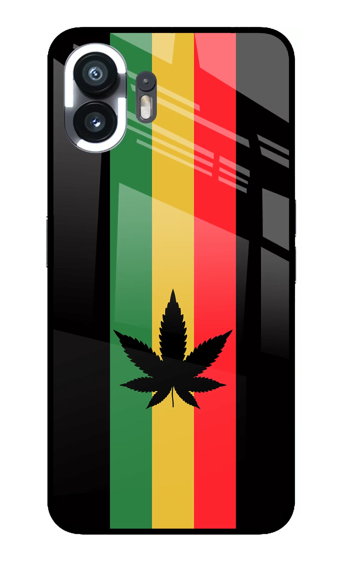 Weed Flag Nothing Phone 2 Glass Case