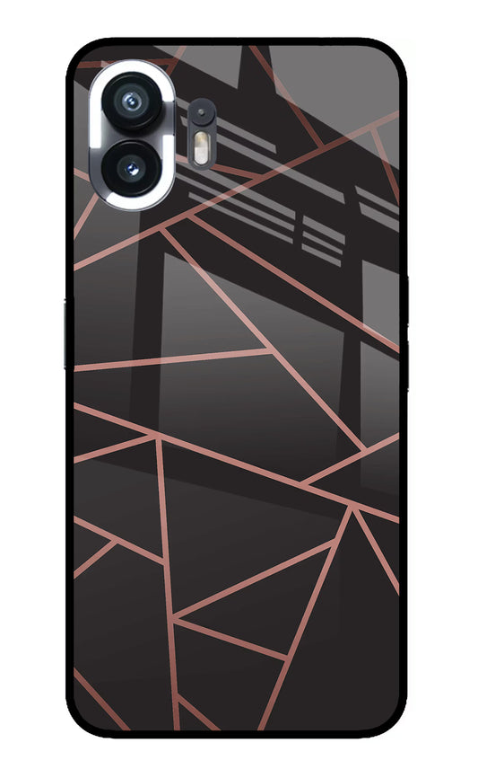 Geometric Pattern Nothing Phone 2 Glass Case