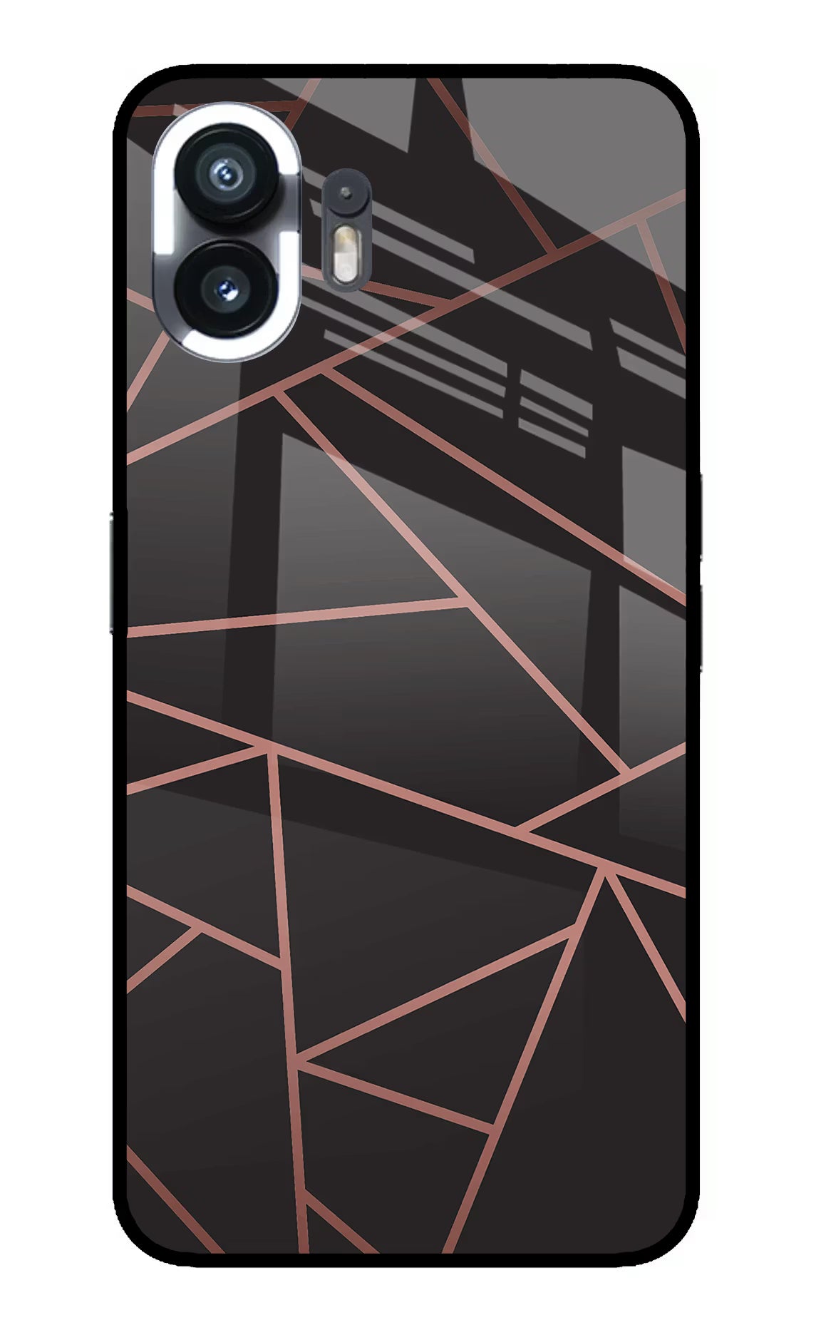Geometric Pattern Nothing Phone 2 Glass Case Back Cover by Casekaro