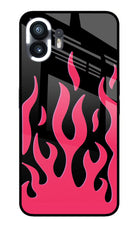 Fire Flames Nothing Phone 2 Glass Case