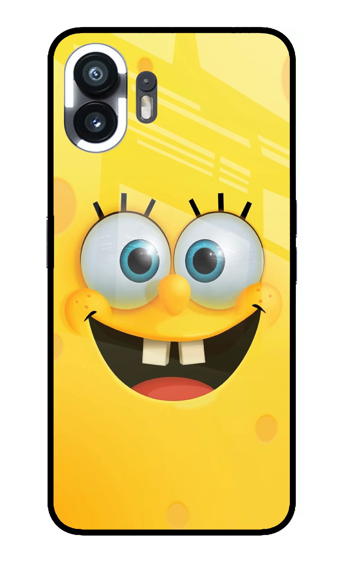 Sponge 1 Nothing Phone 2 Glass Case Back Cover by Casekaro