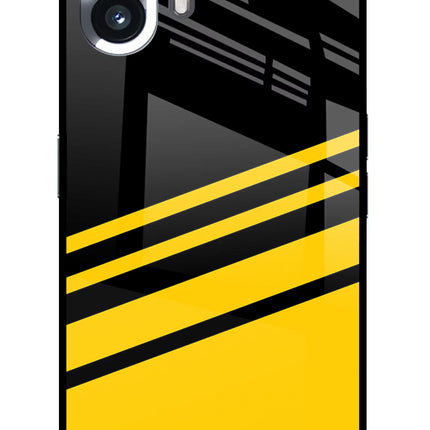 Yellow Shades Nothing Phone 2 Glass Case Back Cover by Casekaro