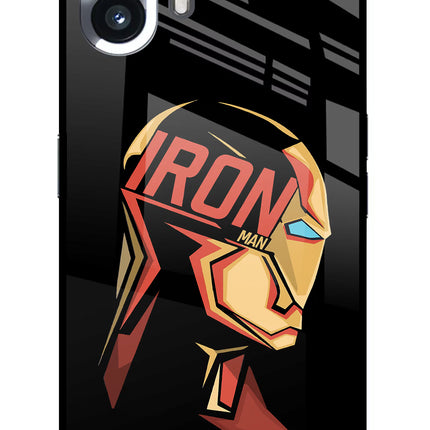 IronMan Nothing Phone 2 Glass Case Back Cover by Casekaro