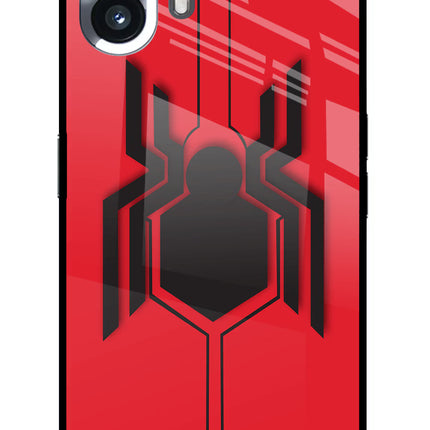Spider Nothing Phone 2 Glass Case Back Cover by Casekaro