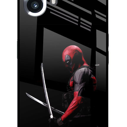 Deadpool Nothing Phone 2 Glass Case Back Cover by Casekaro
