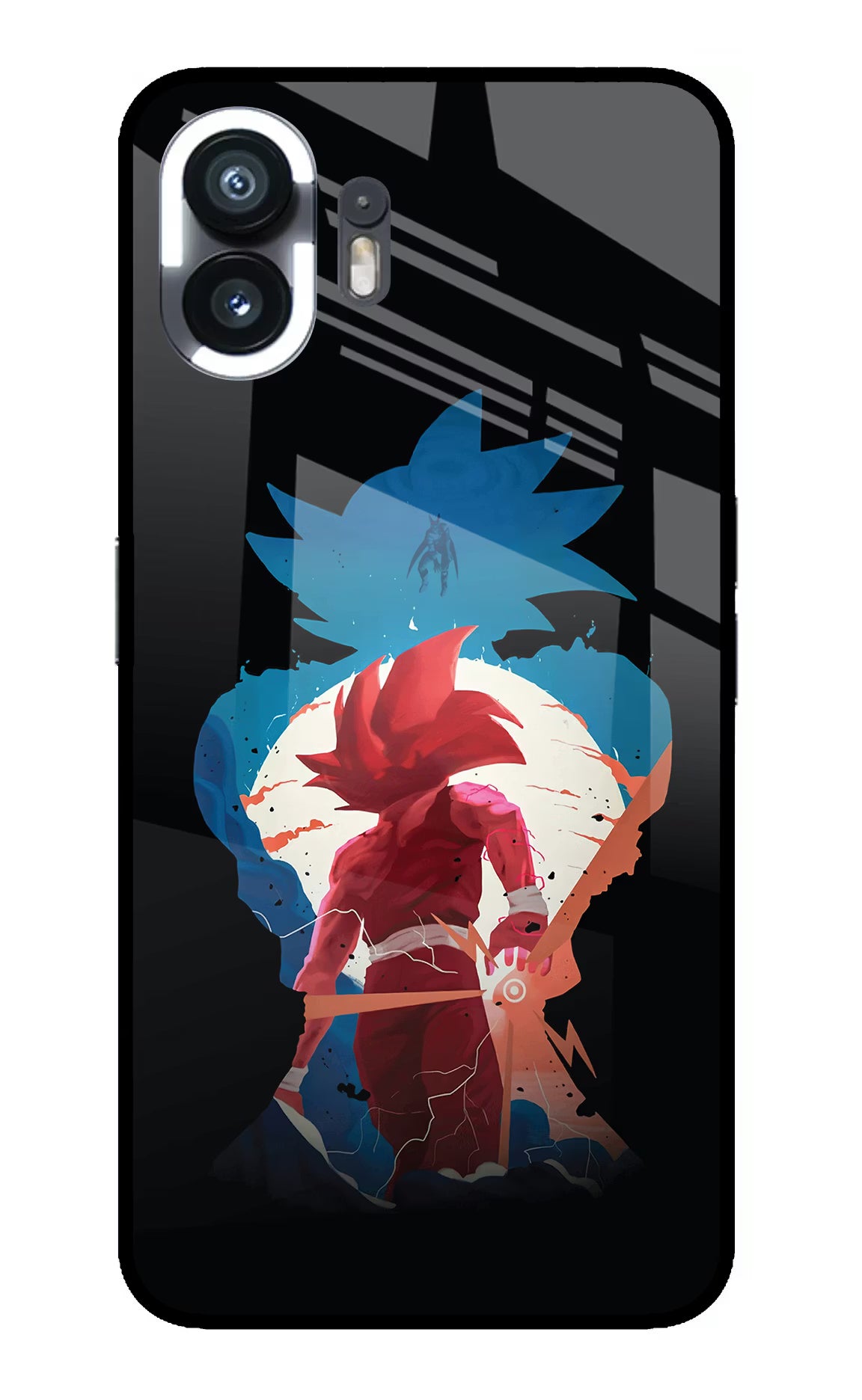 Goku Nothing Phone 2 Glass Case Back Cover by Casekaro
