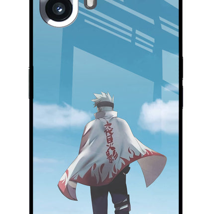Kakashi Nothing Phone 2 Glass Case Back Cover by Casekaro