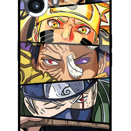 Naruto Character Nothing Phone 2 Glass Case Back Cover by Casekaro