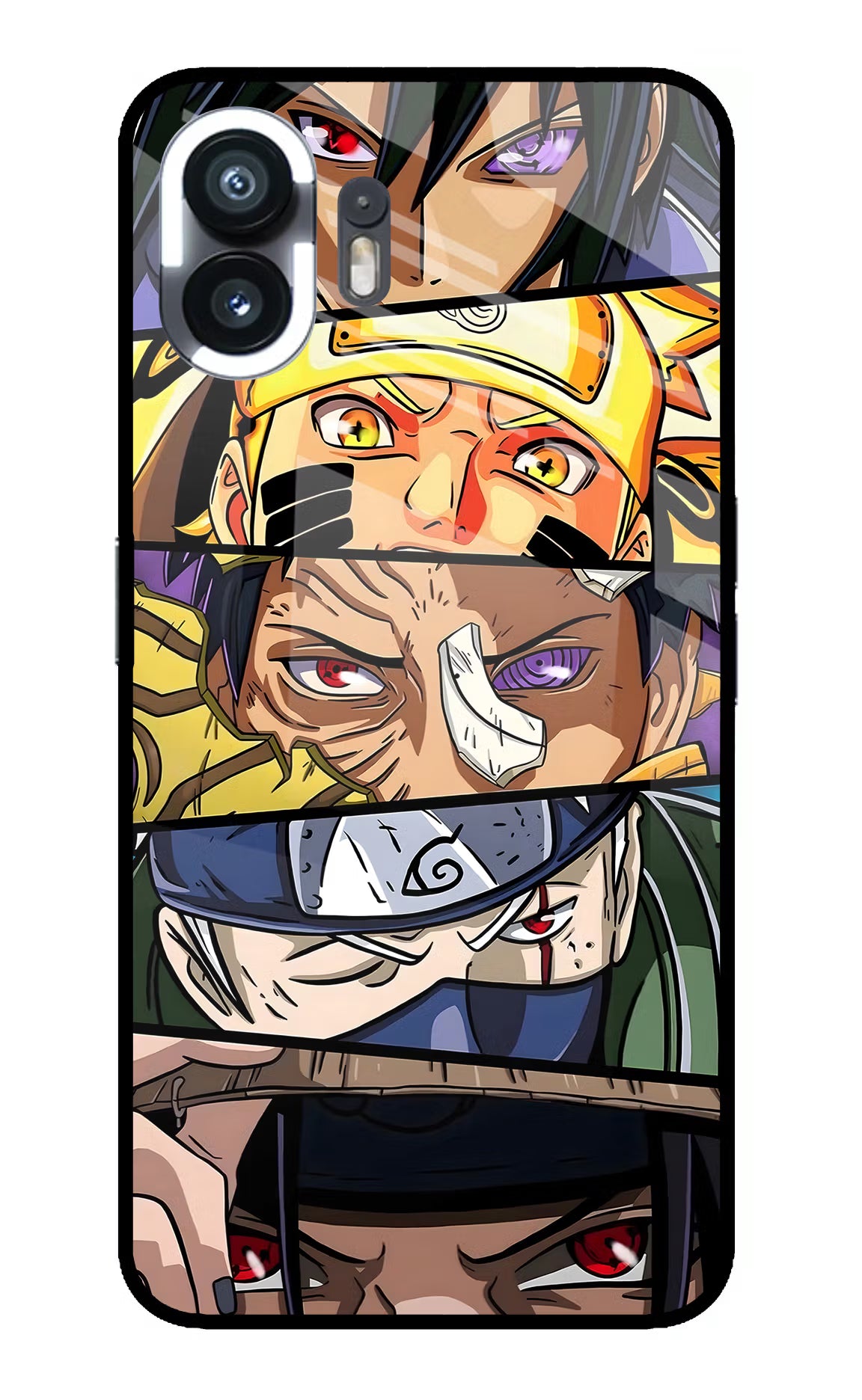 Naruto Character Nothing Phone 2 Glass Case Back Cover by Casekaro