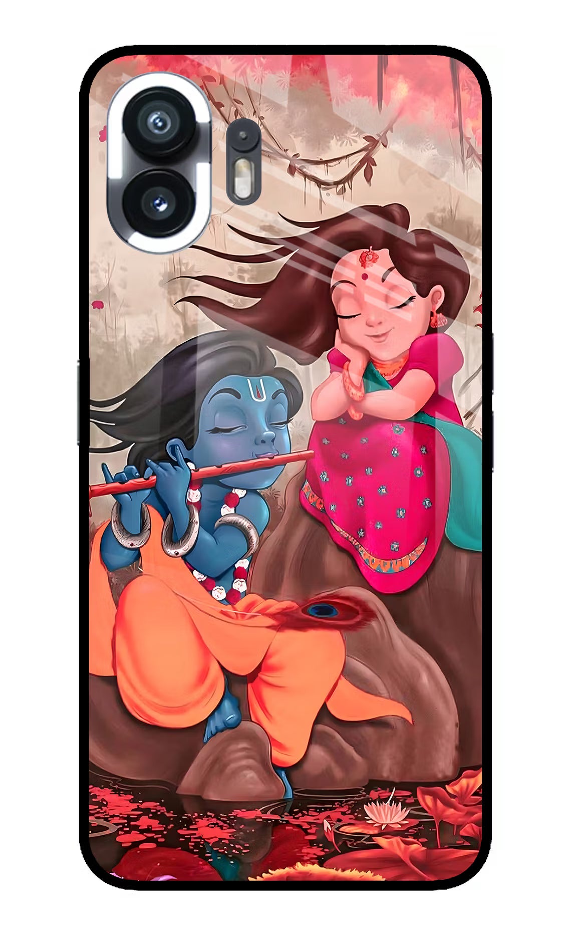 Radhe Krishna Nothing Phone 2 Glass Case