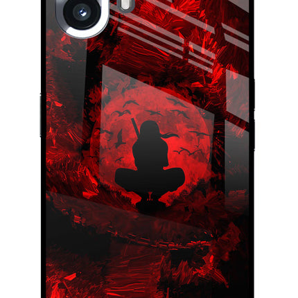 Itachi Uchiha Nothing Phone 2 Glass Case Back Cover by Casekaro