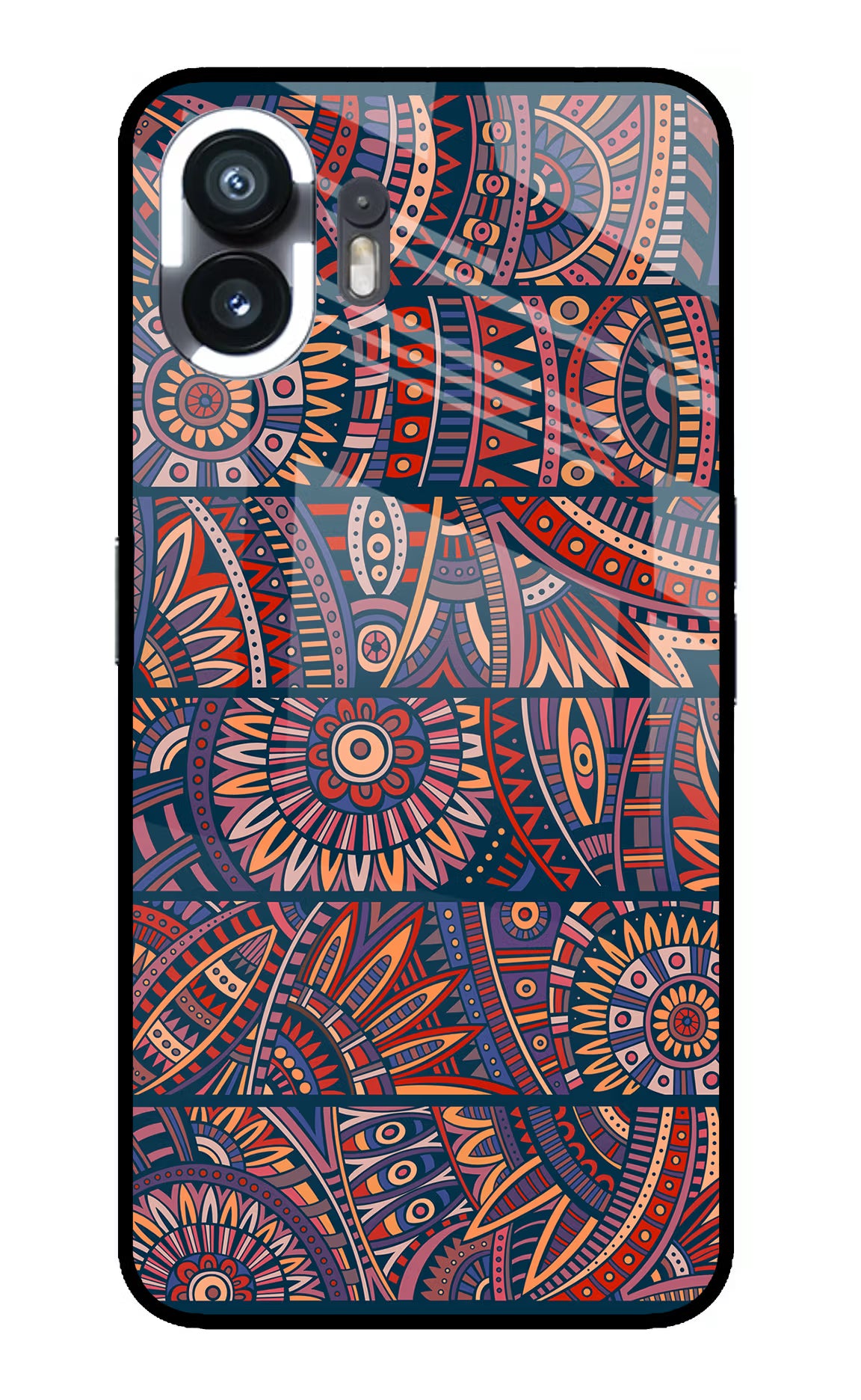 African Culture Design Nothing Phone 2 Glass Case Back Cover by Casekaro