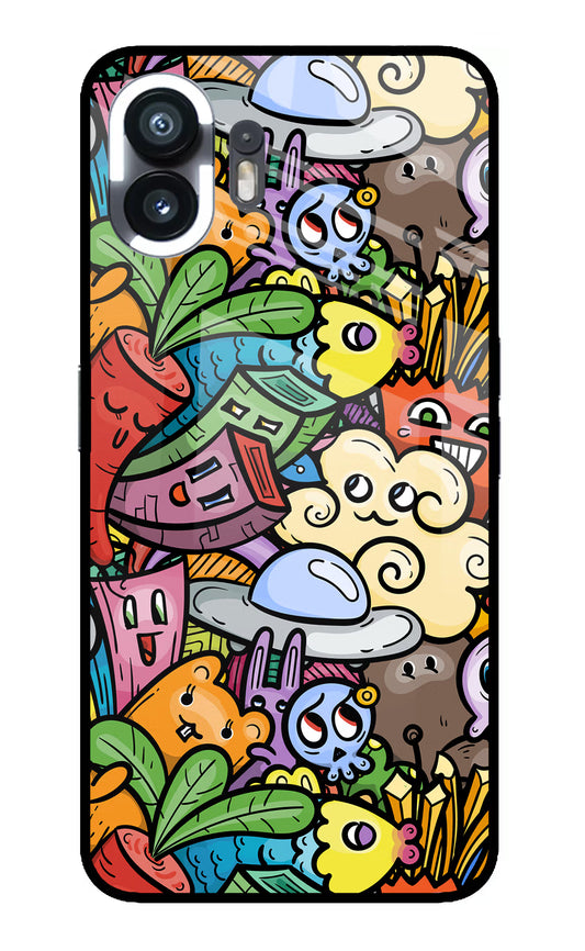 Veggie Doodle Nothing Phone 2 Glass Case