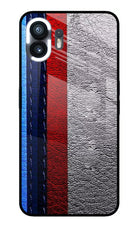 BMW Stripes Nothing Phone 2 Glass Case