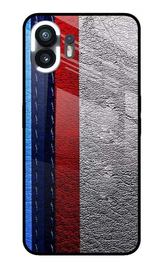 BMW Stripes Nothing Phone 2 Glass Case