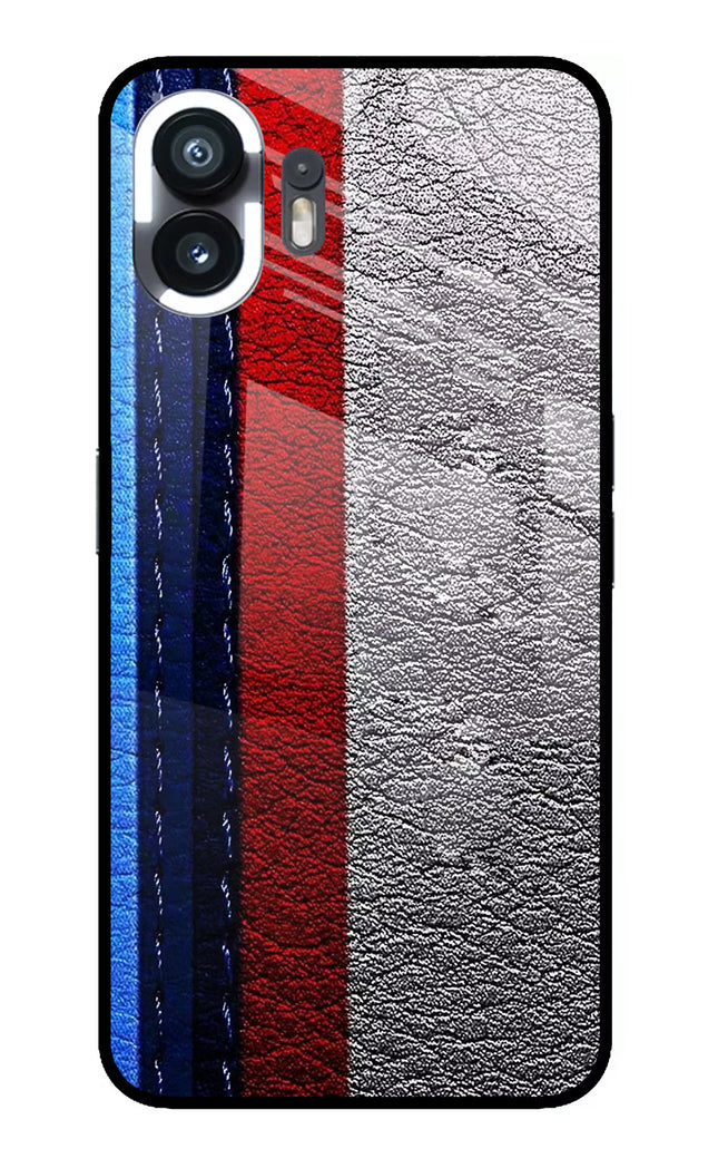 BMW Stripes Nothing Phone 2 Glass Case