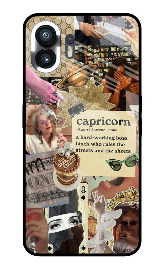 Capricorn Zodiac Nothing Phone 2 Glass Case