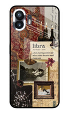 Libra Zodiac Nothing Phone 2 Glass Case