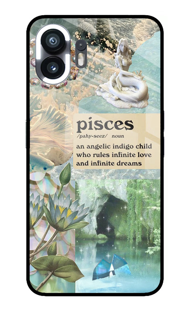 Pisces Zodiac Nothing Phone 2 Glass Case