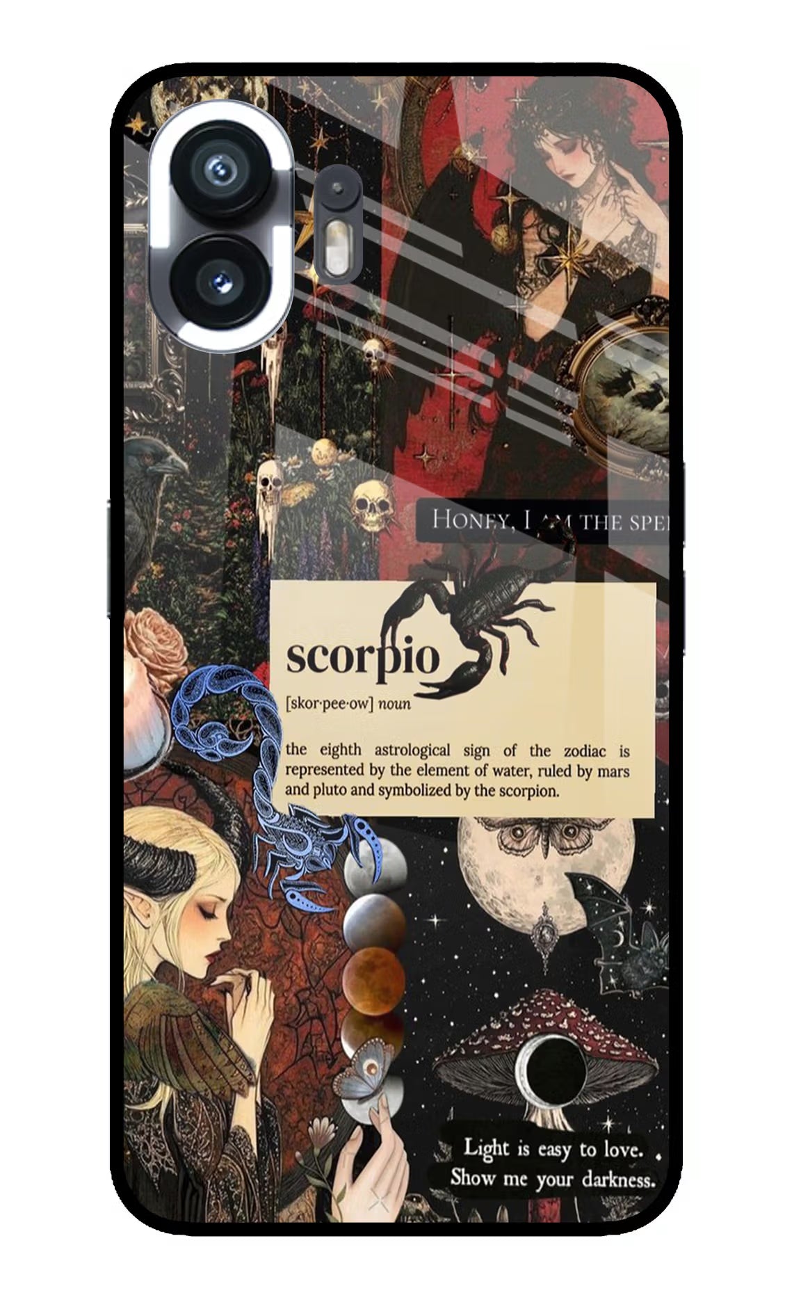Scorpio Zodiac Nothing Phone 2 Glass Case Back Cover by Casekaro