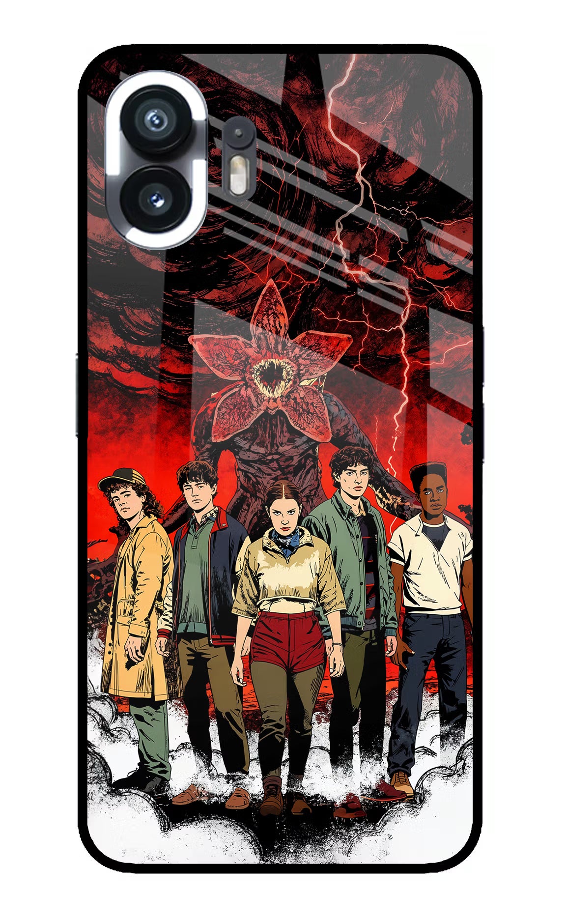 Ordinary Things Characters Nothing Phone 2 Glass Case Back Cover by Casekaro